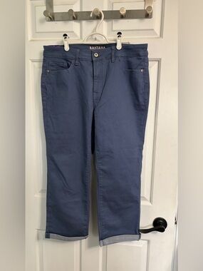 Santana Women's Capris in Slate Blue